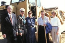 Checking out the bulldozer